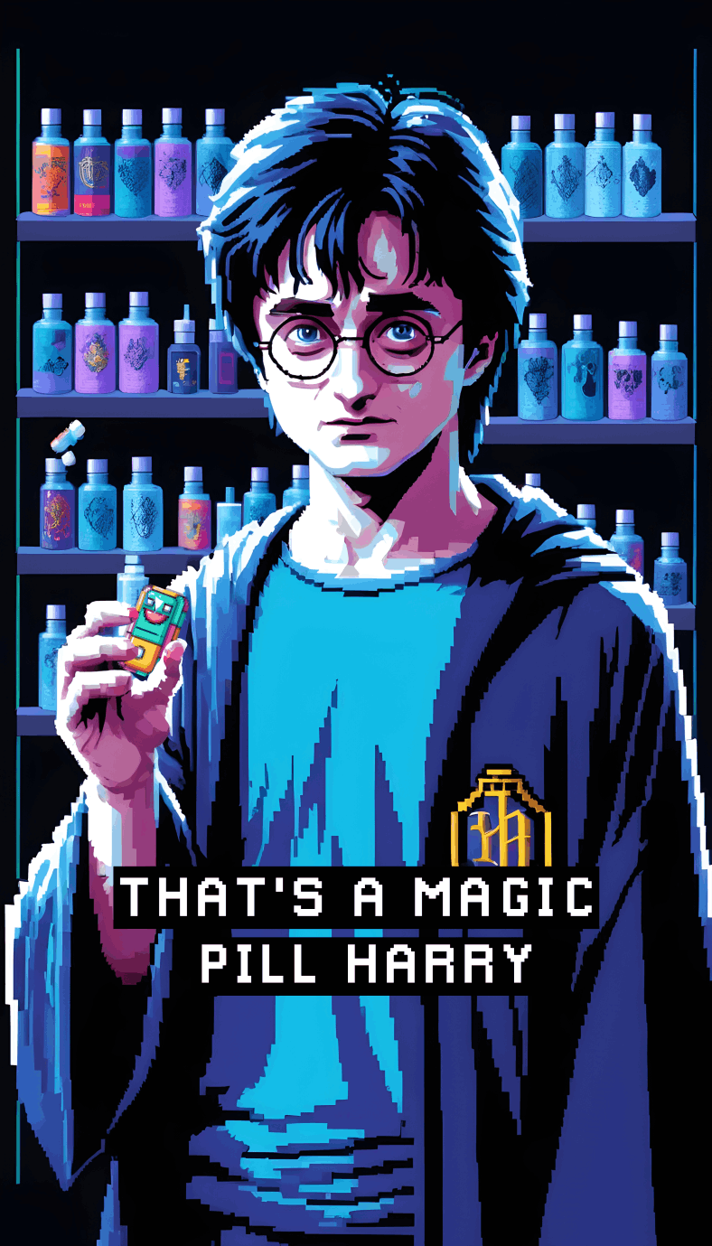 THAT'S A MAGIC PILL HARRY